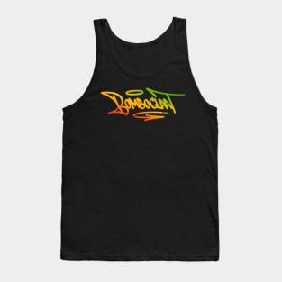 Bomboclaat Graffiti Tag Style Rasta Colors Tank Top